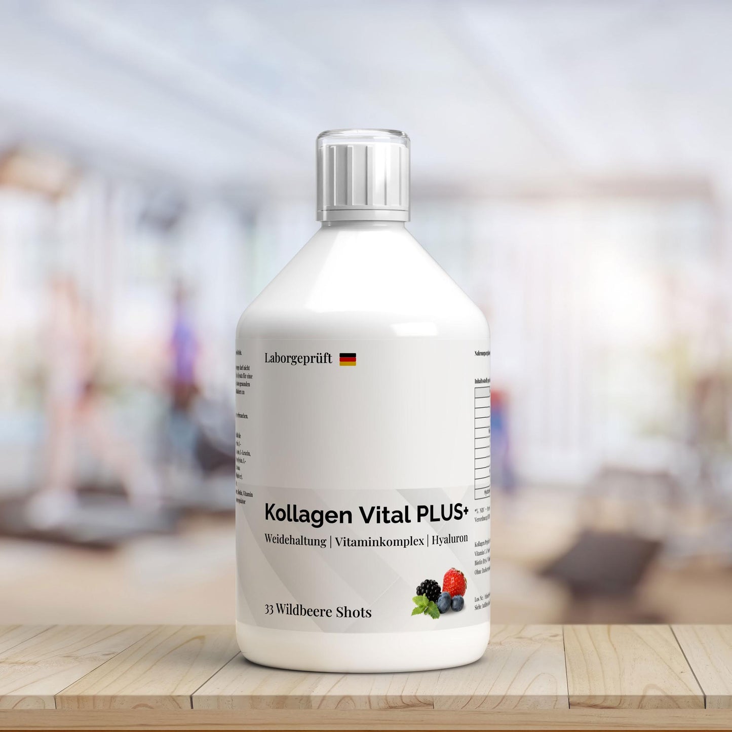 Collagen Vital PLUS+ Shots - Waldbeeren - 500 ml