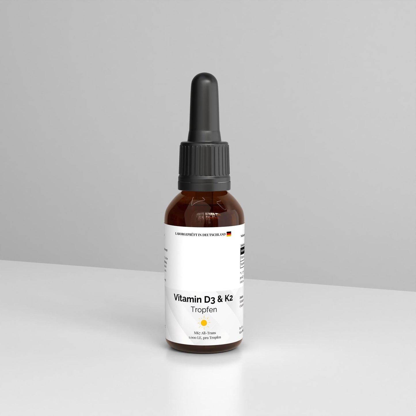 Витамин D3 + K2 - 1700 капки (1000 IU) - 50 мл
