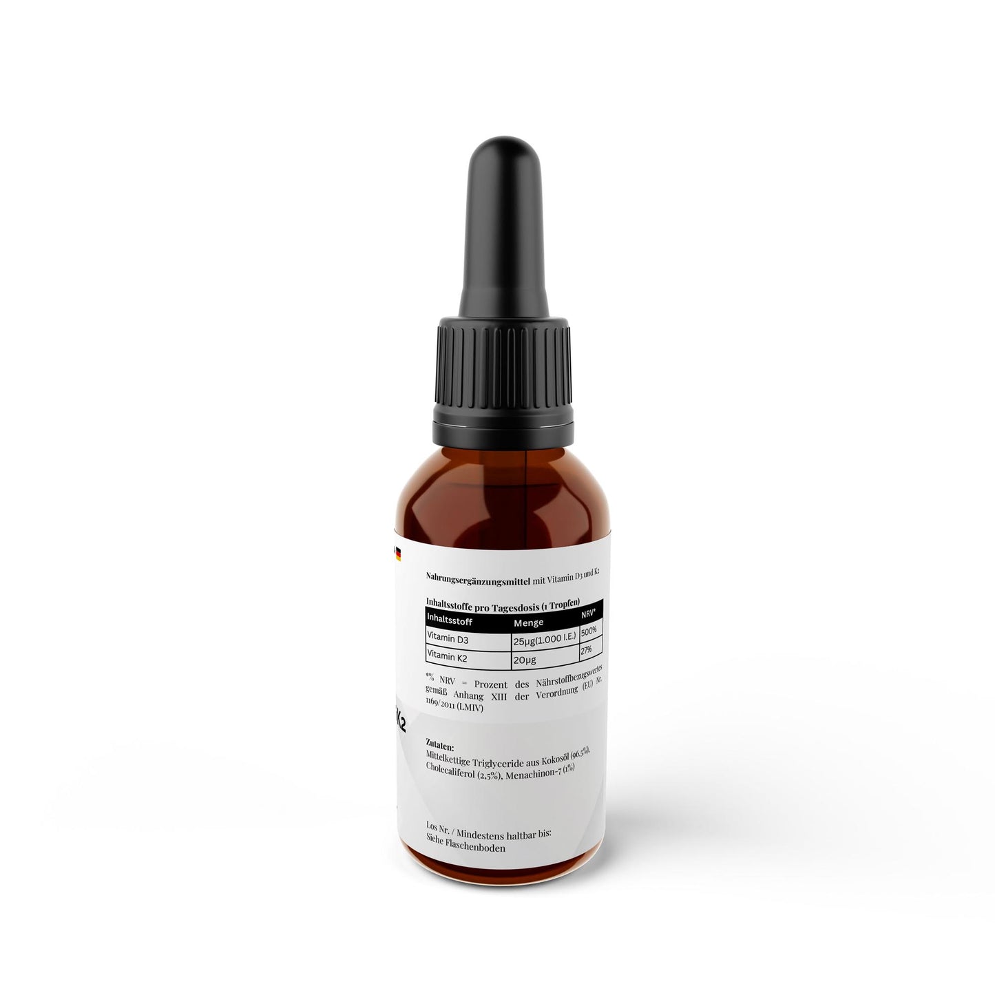 Витамин D3 + K2 - 1700 капки (1000 IU) - 50 мл
