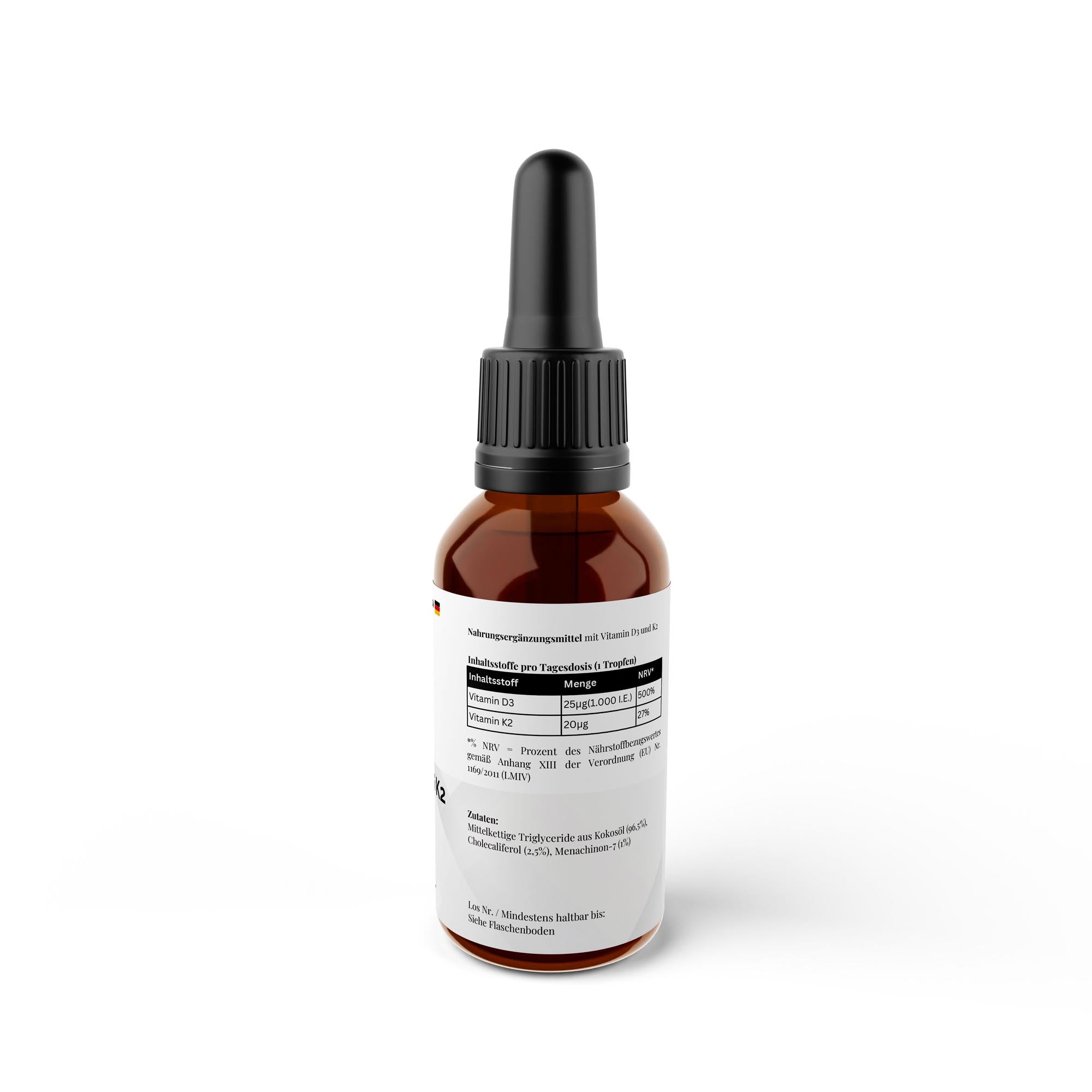 Витамин D3 + K2 - 1.700 Tropfen (1.000 IE) - 50 ml Успех