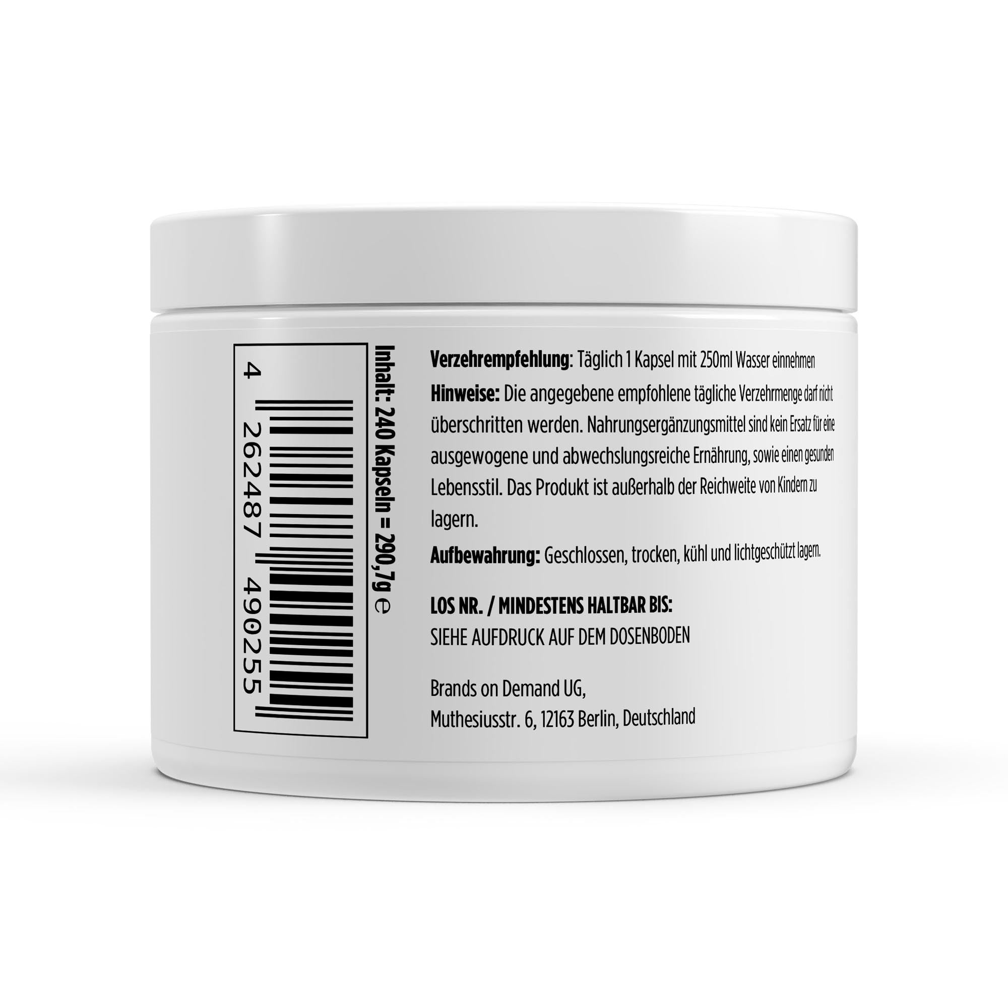 Буфериран витамин C 500 мг - 240 капсули