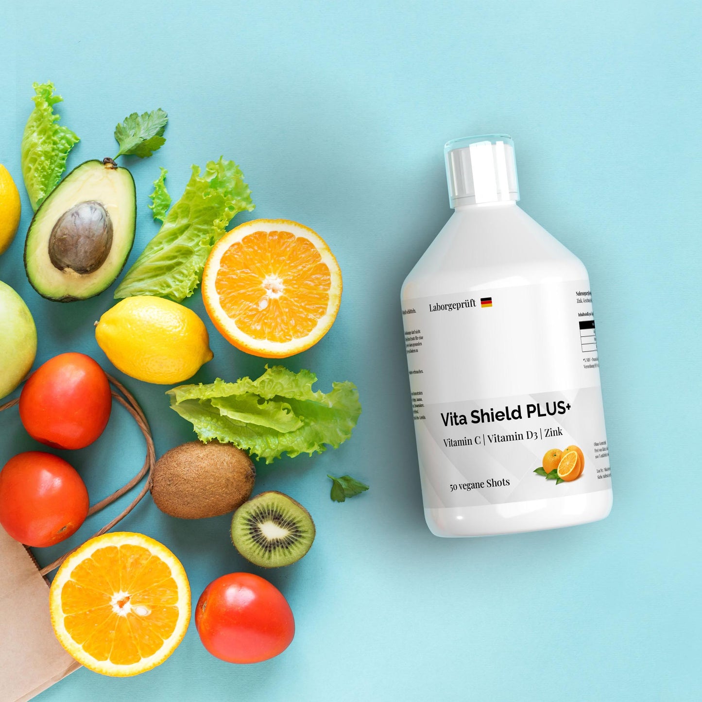 Vita Shield PLUS+ Shots - Свеж портокал - 500 мл