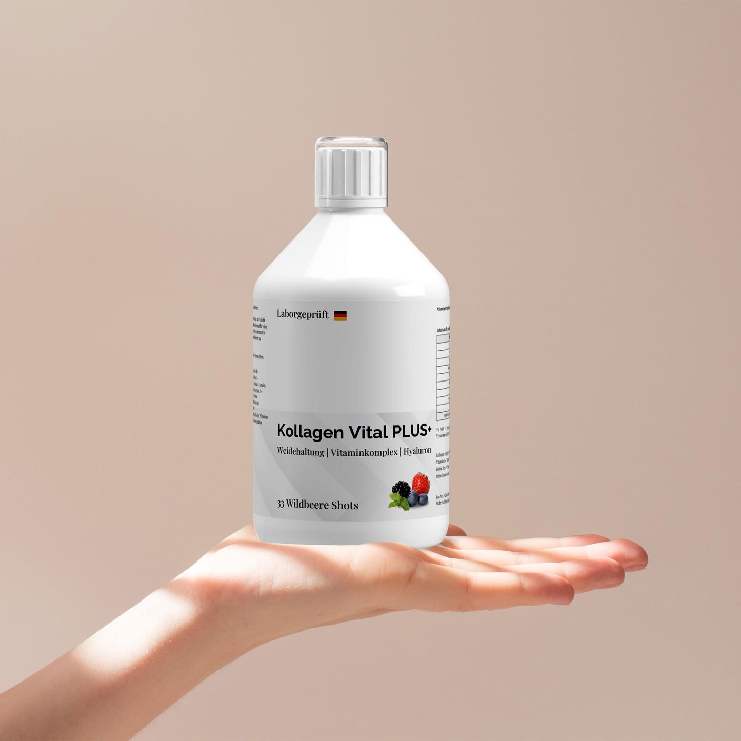 Collagen Vital PLUS+ Shots - Waldbeeren - 500 ml