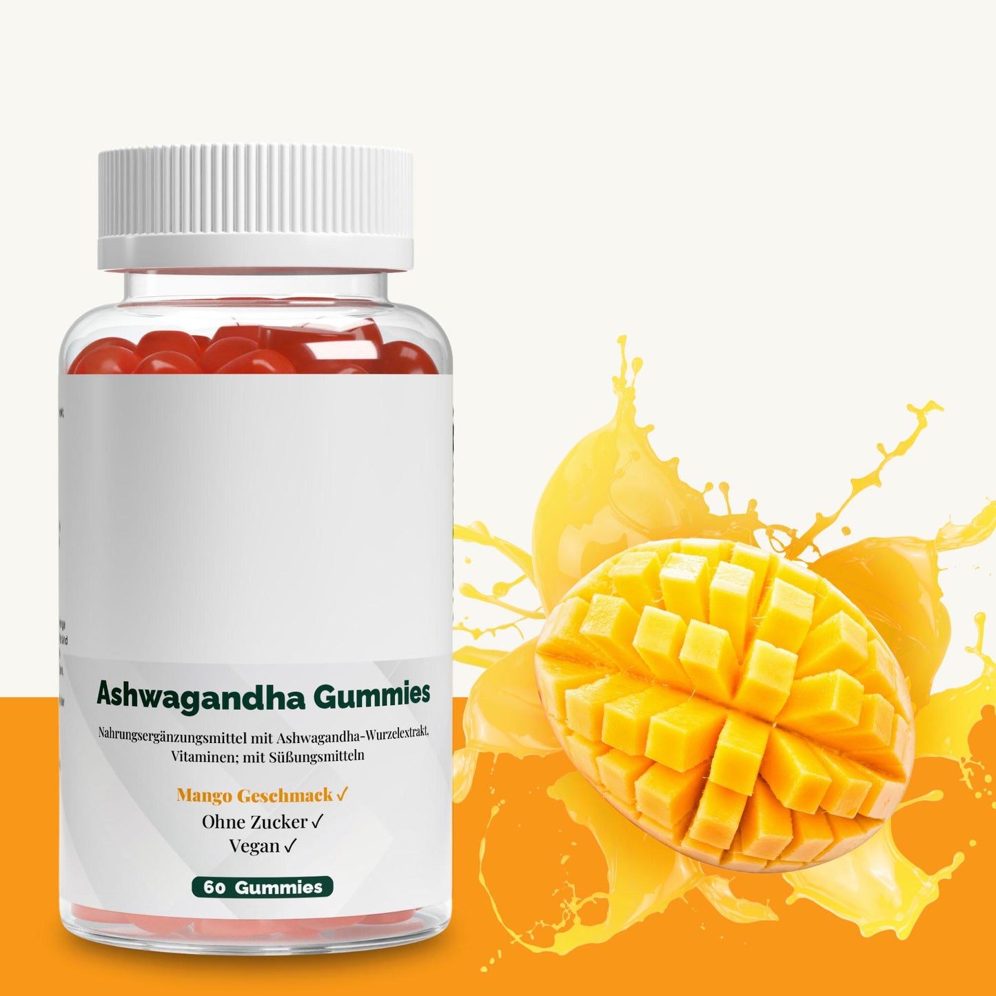 Ашваганда + Витамин B6 Желирани бонбони - 60 бр.