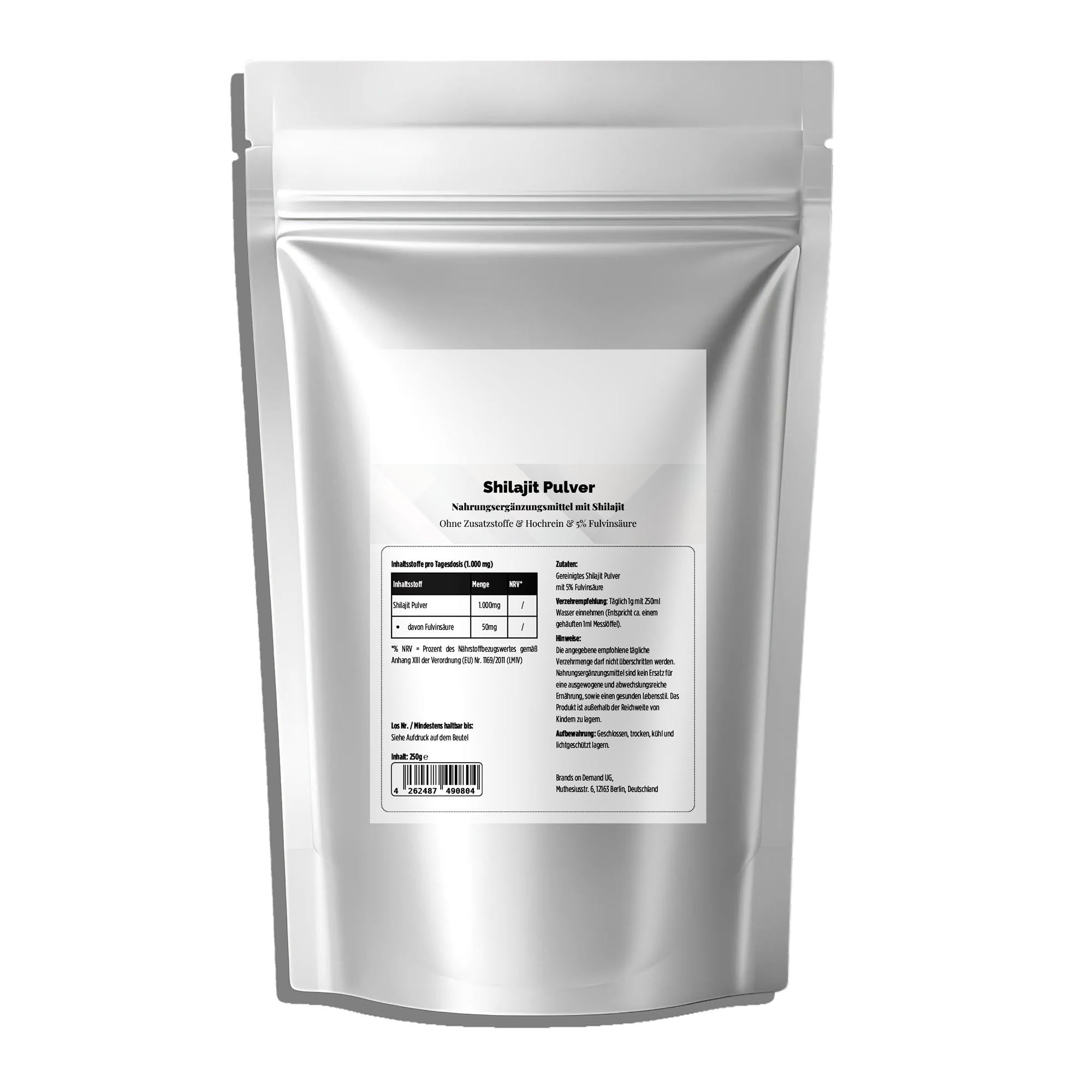 Шиладжит на прах - 5% фулвинова киселина - 250 г