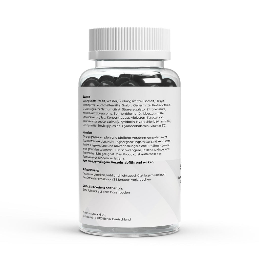 Shilajit Gummies + Витамин C,B6, B12 - 60 бр. Успех