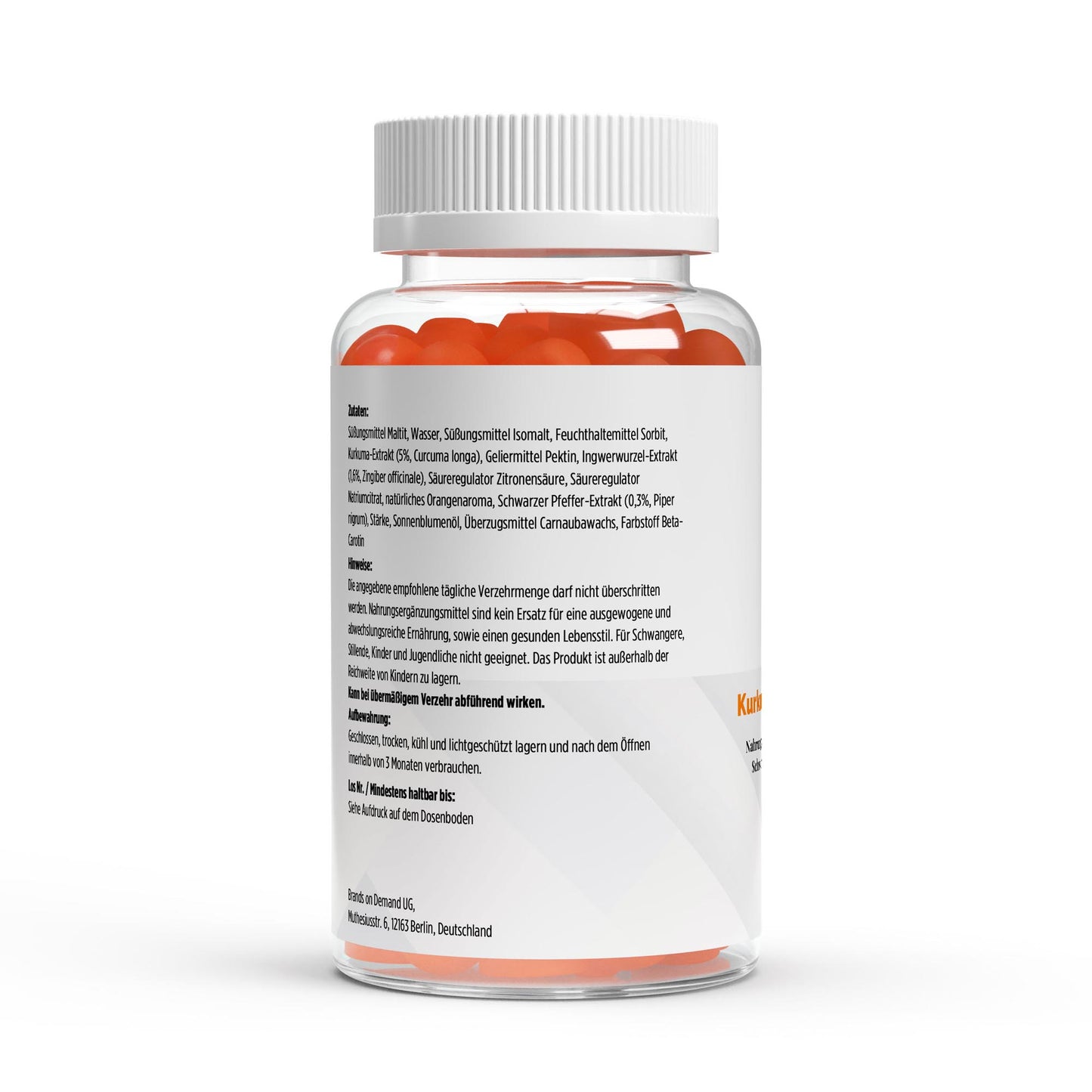 Жеирани бонбони с куркума + джинджифил + черен пипер - 60 бр.