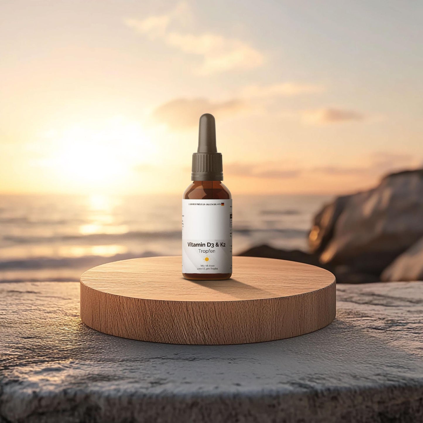 Витамин D3 + K2 - 1700 капки (1000 IU) - 50 мл