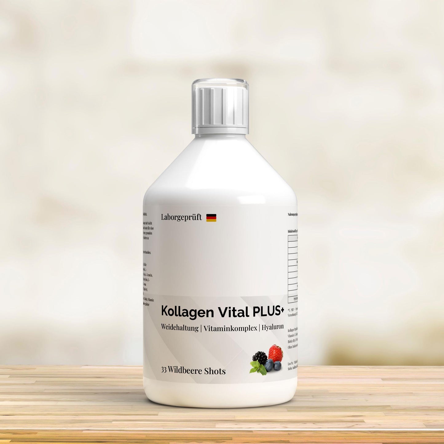Collagen Vital PLUS+ Shots - Waldbeeren - 500 ml