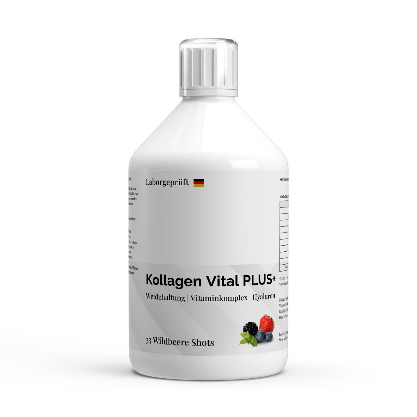 Collagen Vital PLUS+ Shots - Waldbeeren - 500 ml