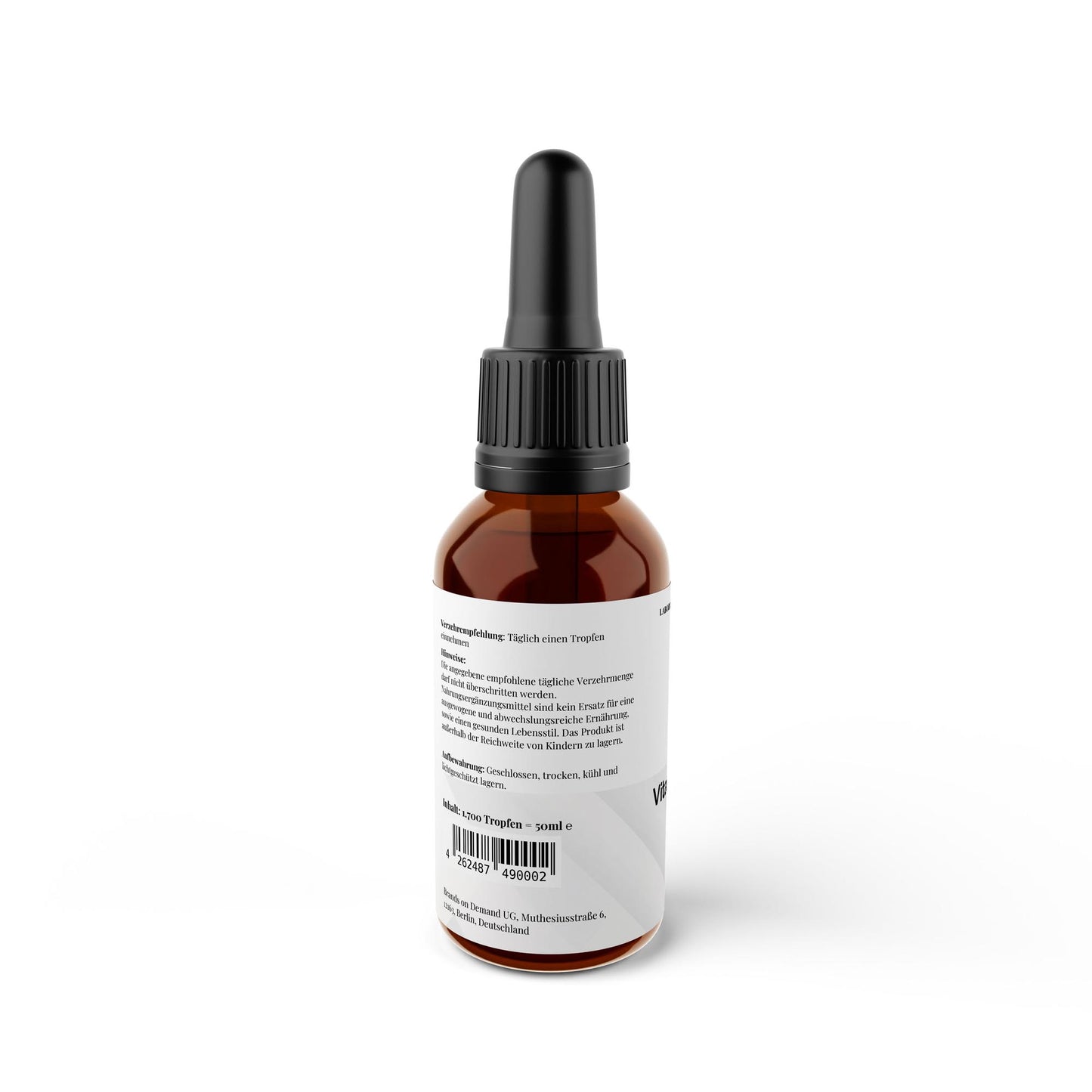 Витамин D3 + K2 - 1700 капки (1000 IU) - 50 мл