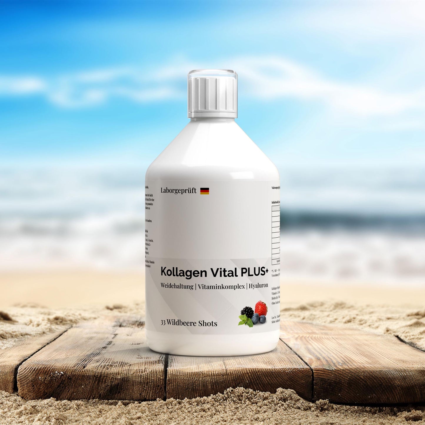 Collagen Vital PLUS+ Shots - Waldbeeren - 500 ml