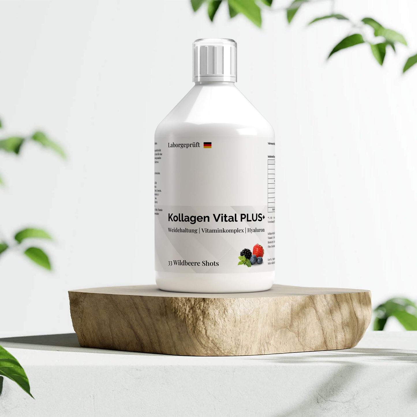 Collagen Vital PLUS+ Shots - Waldbeeren - 500 ml